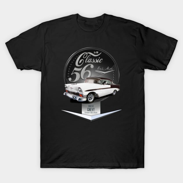 56 Chevy T-Shirt by hardtbonez